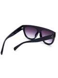 Chic Simple Full-Rim Black Sunglasses