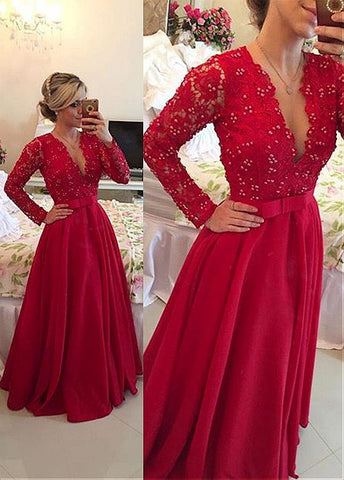 Gorgeous Lace & Chiffon Evening Dresses With Beads