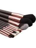 High Quality Coffee Professional Makeup Brush Set With Box