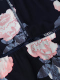 Stunning Self Tie Front Slit Floral Maxi Dress