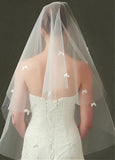 Gorgeous Tulle Wedding Veil With Bow