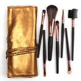 Eye Shadow Eyebrow Brush Kit Cosmetics Tools 7Pcs Soft 