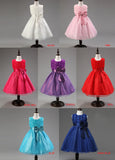 Charming Organza Jewel Neckline A-line Flower Girl Dresses With Bowknot