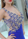 Backless Cut-out Mermaid Prom Dress