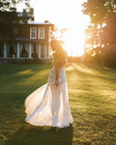 Sparkle Sequin Bling Bling Off The Shoulder  Wedding Dress